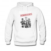 Men's New School Out Cartoon Recces Hoodie