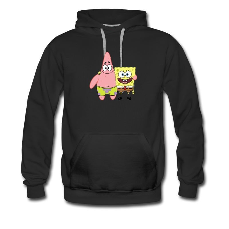 Men's New Sponge Bob And Friend Hoodie