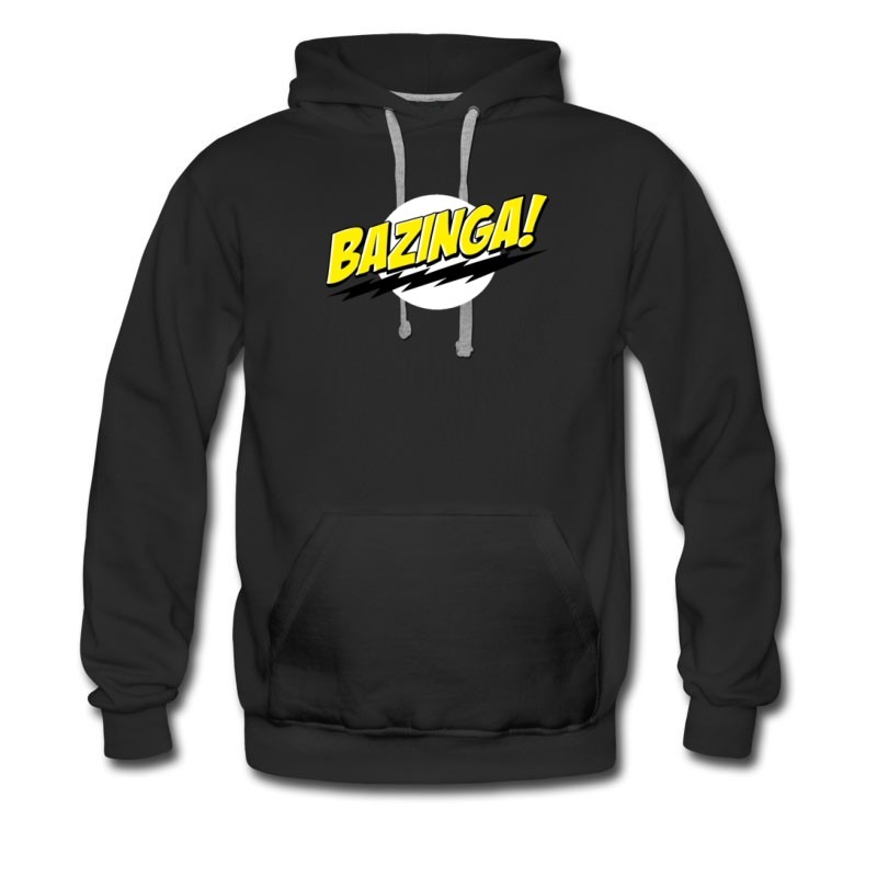 Men's New The Big Bang Theory Bazinga Hoodie