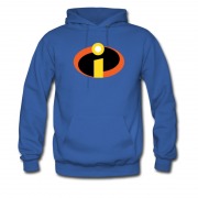 Men's New The Incredibles Logo Red Hoodie