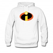 Men's New The Incredibles Logo Red Hoodie
