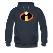 Men's New The Incredibles Logo Red Hoodie