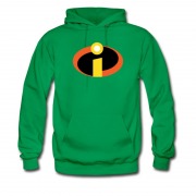 Men's New The Incredibles Logo Red Hoodie
