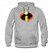 Men's New The Incredibles Logo Red Hoodie