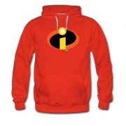 Men's New The Incredibles Logo Red Hoodie