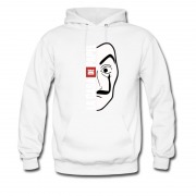 Men's New Tv Show La Case De Papel Face Mask Hoodie