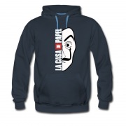 Men's New Tv Show La Case De Papel Face Mask Hoodie