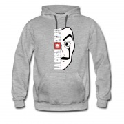 Men's New Tv Show La Case De Papel Face Mask Hoodie