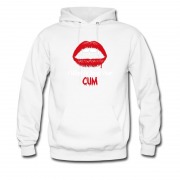 Men's New Vampire Lips Want To Drink Hoodie