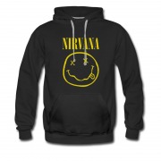 Men's Nirvana Smile black T-shirt Hoodie