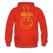 Men's Nirvana Smile black T-shirt Hoodie