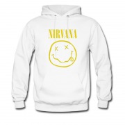 Men's NIRVANA SMILE DEAD T-shirt Hoodie