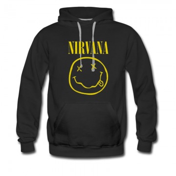 Men's NIRVANA SMILE DEAD T-shirt Hoodie