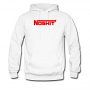 Men's Noshit Funny Nos Logo Hoodie