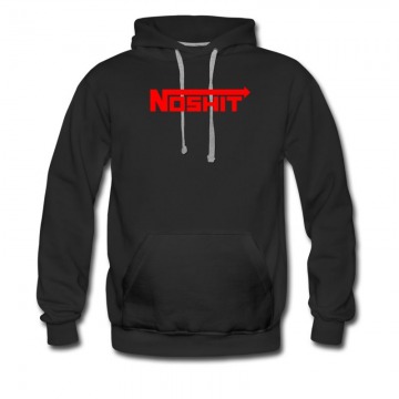 Men's Noshit Funny Nos Logo Hoodie