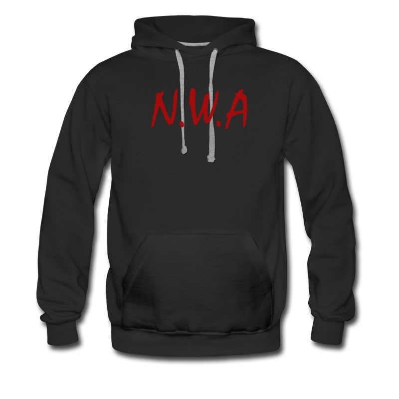 Men's N.w.a Logo Evolution Hop Music Hoodie