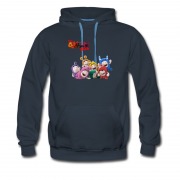 Men's Oddbods Show Time Cartoon Hoodie