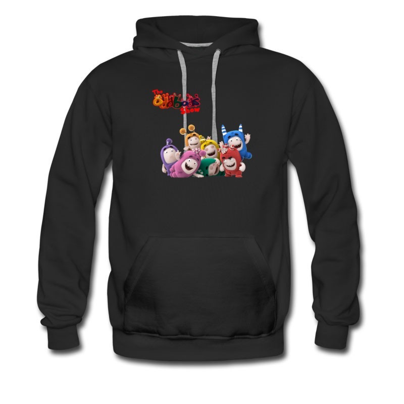 Men's Oddbods Show Time Cartoon Hoodie