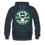 Men's ohana coffee Hoodie