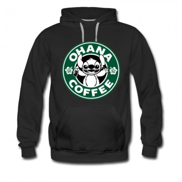 Men's ohana coffee Hoodie
