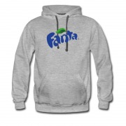 Men's Orange Juice Fanta Style Hoodie