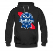 Men's pabst blue ribbon beer Hoodie
