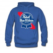 Men's pabst blue ribbon beer Hoodie