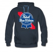 Men's pabst blue ribbon beer Hoodie
