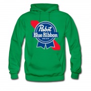 Men's pabst blue ribbon beer Hoodie