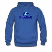 Men's Parody Blue Red Bull Funny Hoodie