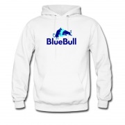 Men's Parody Blue Red Bull Funny Hoodie