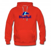 Men's Parody Blue Red Bull Funny Hoodie