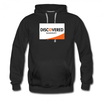 Men's Parody Discovery Discovered Bankrupt Hoodie