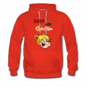 Men's Parody Popeye The Sailormoon Face Hoodie