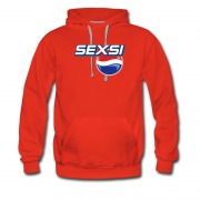 Men's Pepsi Parody Prank Sexsi Hoodie