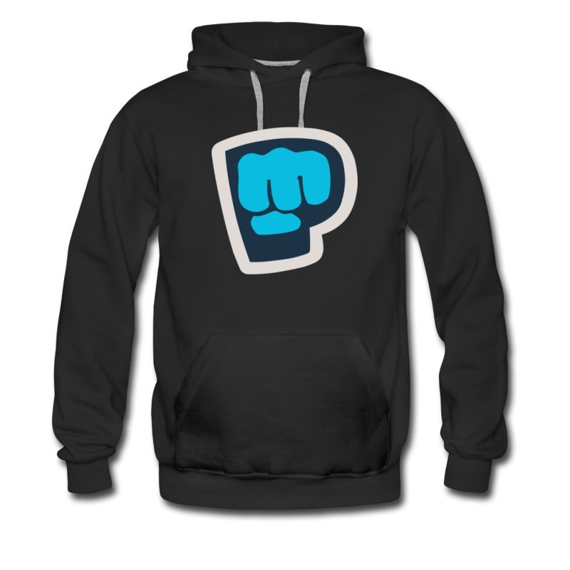 Men's Pewdiepie Logo Youtuber Gamers Hoodie