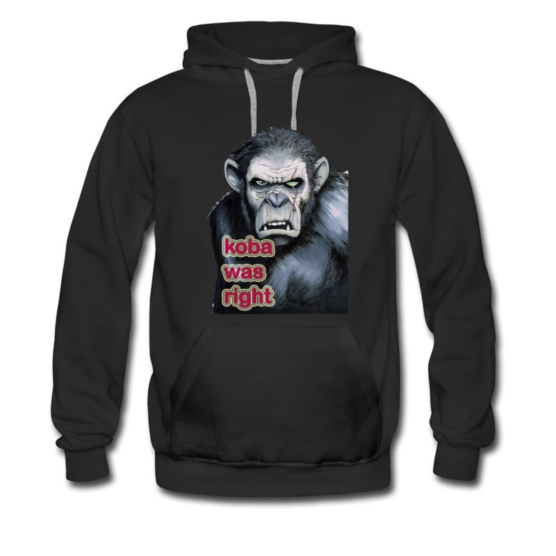 Men's Planes Of The Apes Koba Was Right Hoodie