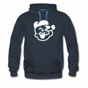 Men's Popeye Face Hoodie