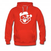 Men's Popeye Face Hoodie