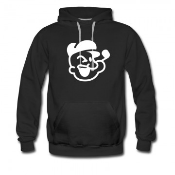 Men's Popeye Face Hoodie