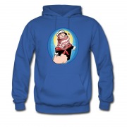 Men's Popeye Lefthand Gone Arabic Style Hoodie