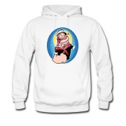 Men's Popeye Lefthand Gone Arabic Style Hoodie