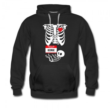 Men's Pregnant Bone Call George Hoodie