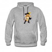 Men's Puss In Boot Cartoon Style Cat Hoodie