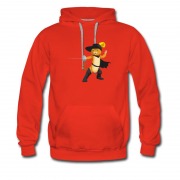 Men's Puss In Boot Cartoon Style Cat Hoodie