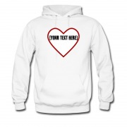 Men's Put Your Text At This Love Hoodie