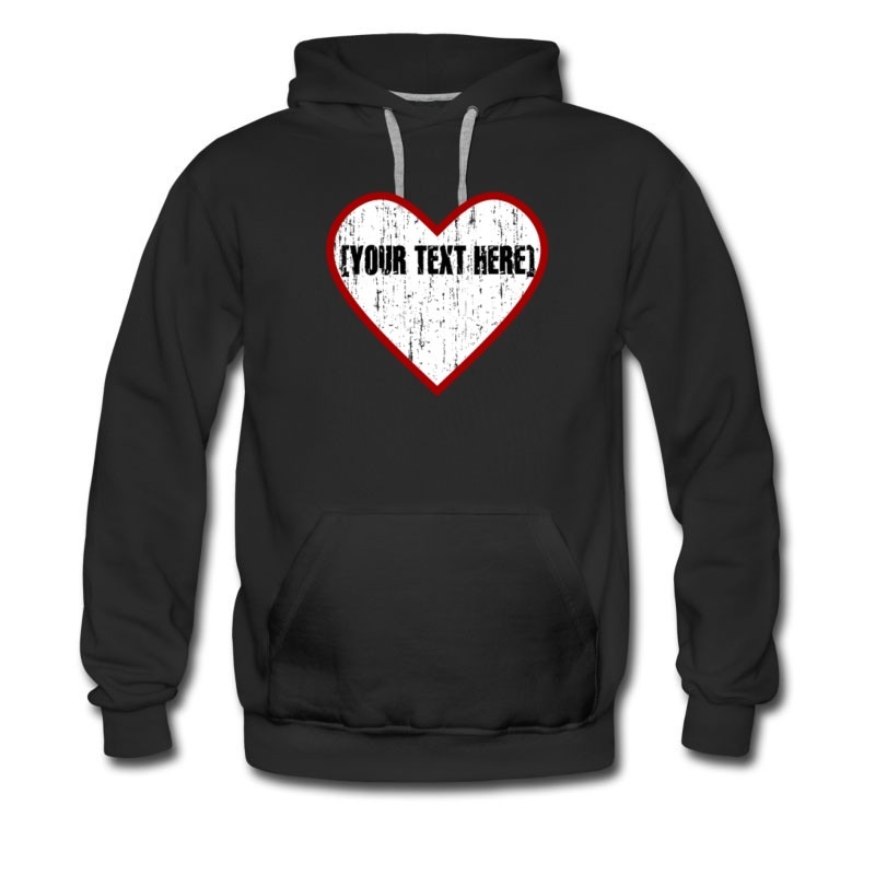 Men's Put Your Text At This Love Hoodie