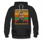 Men's Rest In Power George Floyd Black Live Matters Hoodie