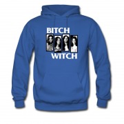 Men's Retro Band Bitch Witch Style Hoodie