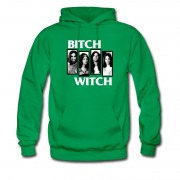 Men's Retro Band Bitch Witch Style Hoodie